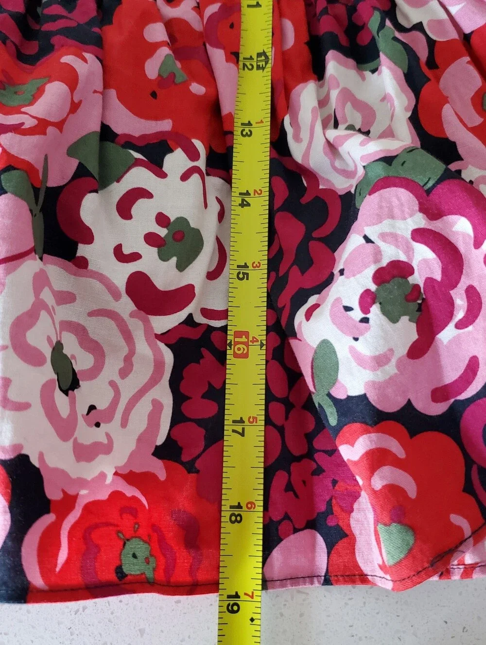 Kate Spade Rosette Blooms Puff Shoulder Top